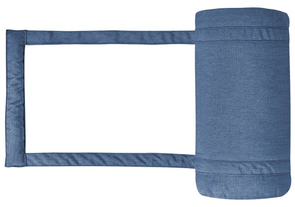 Kerti párna napozóágyhoz CESANA PREMIUM 192 x 56 cm Kék