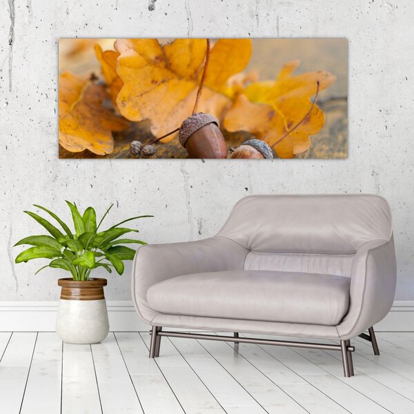Kép - Őszi makk (120x50 cm)