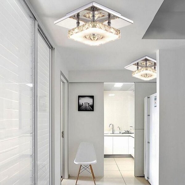 Mennyezeti LED kristály lámpa Glamour 8W APP405-C