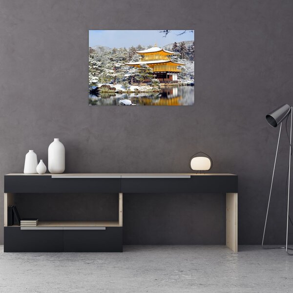 Kép - Kinkakuji, Japán (70x50 cm)