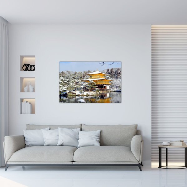 Kép - Kinkakuji, Japán (90x60 cm)