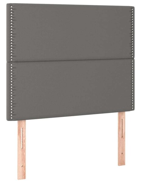 VidaXL Ágykeret - Műbőr - Fejtámla - 120x200 cm