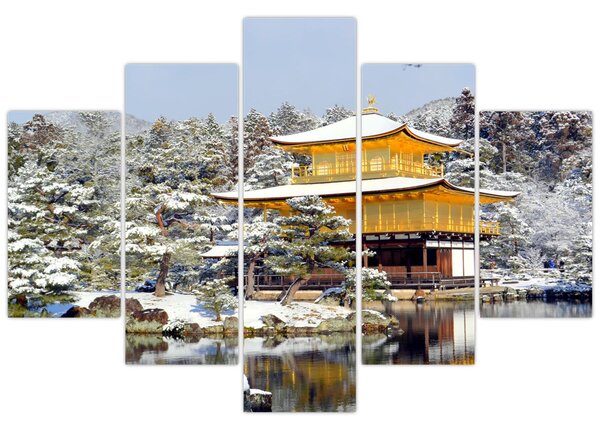 Kép - Kinkakuji, Japán (150x105 cm)