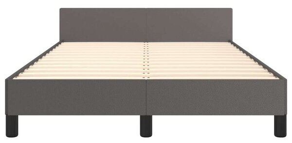 VidaXL Ágykeret - Műbőr - Fejtámla - 120x200 cm