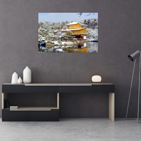 Kép - Kinkakuji, Japán (90x60 cm)