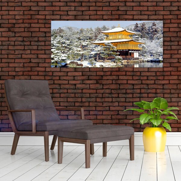 Kép - Kinkakuji, Japán (120x50 cm)
