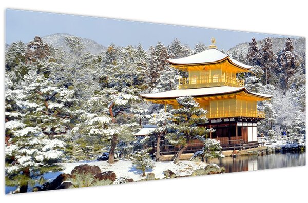 Kép - Kinkakuji, Japán (120x50 cm)