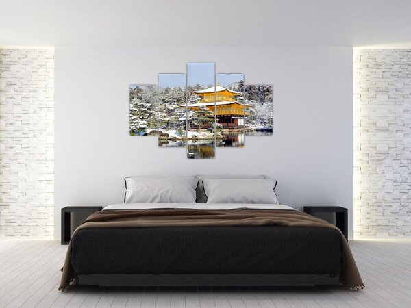 Kép - Kinkakuji, Japán (150x105 cm)