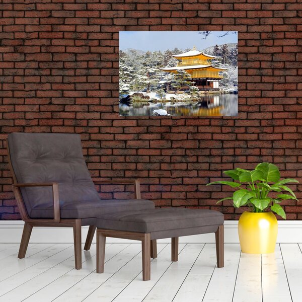 Kép - Kinkakuji, Japán (70x50 cm)
