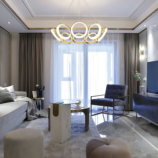 LED lámpa APP1800-CP Brush Gold