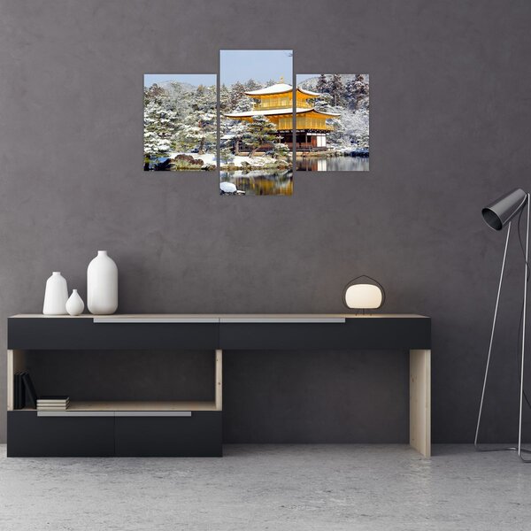 Kép - Kinkakuji, Japán (90x60 cm)