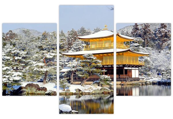 Kép - Kinkakuji, Japán (90x60 cm)