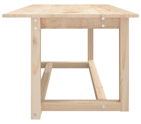 Tömör fenyőfa dohányzóasztal 110 x 55 x 45 cm