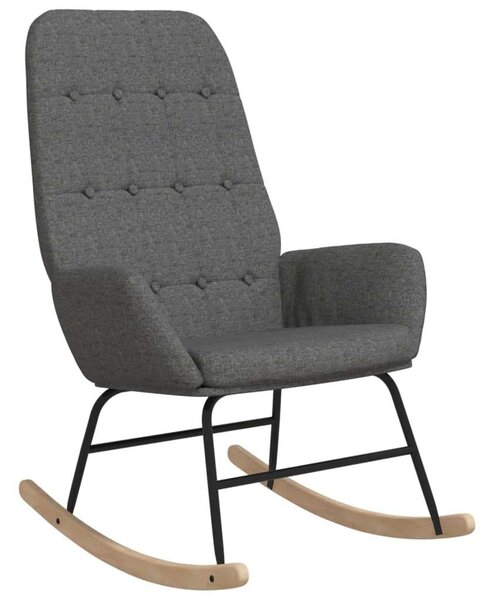 Modern Szövet Hintaszék - Világosszürke