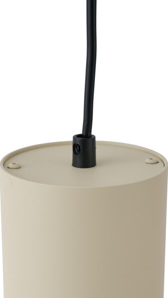 Modern, bézs függőlámpa fekete színnel, 1 fázisú sínrendszerhez GU10 70mm - Iconic Holt