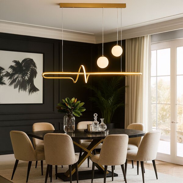 LED Lámpa LHJ039-CP BRUSH GOLD