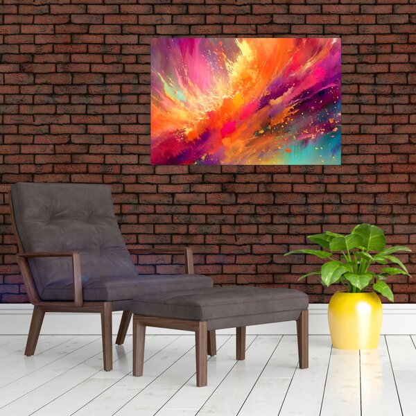 Kép - Dinamikus absztrakció (90x60 cm)