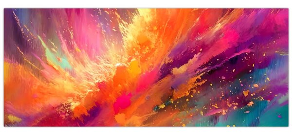 Kép - Dinamikus absztrakció (120x50 cm)