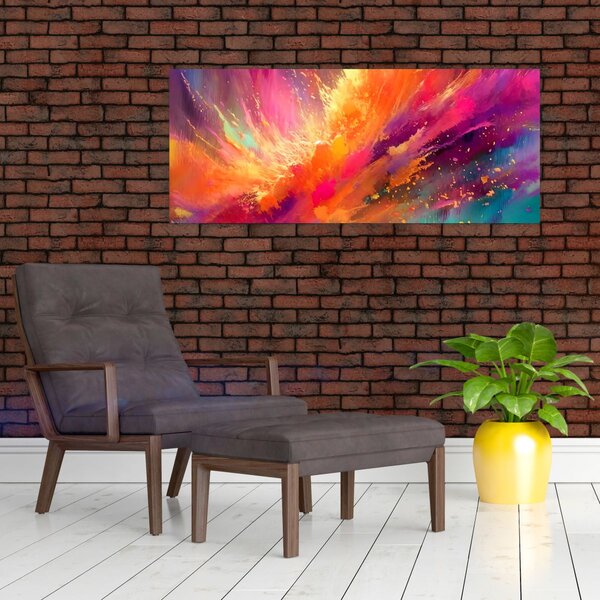 Kép - Dinamikus absztrakció (120x50 cm)