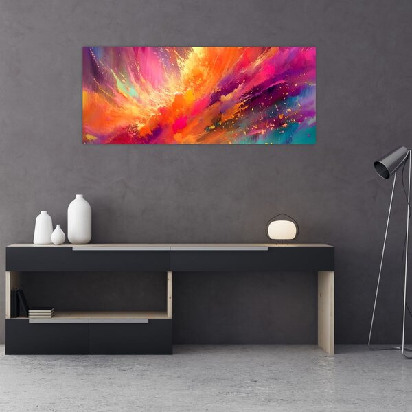Kép - Dinamikus absztrakció (120x50 cm)