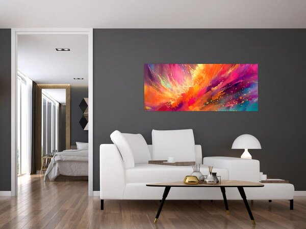 Kép - Dinamikus absztrakció (120x50 cm)