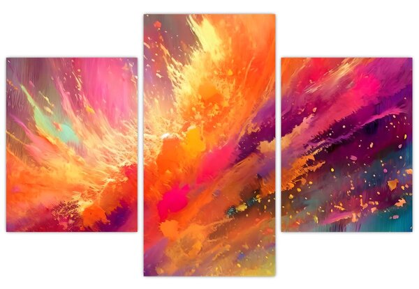 Kép - Dinamikus absztrakció (90x60 cm)