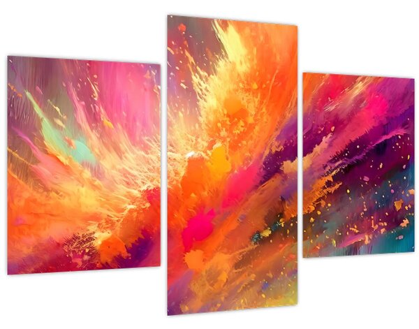 Kép - Dinamikus absztrakció (90x60 cm)