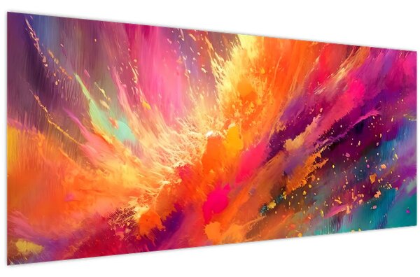 Kép - Dinamikus absztrakció (120x50 cm)