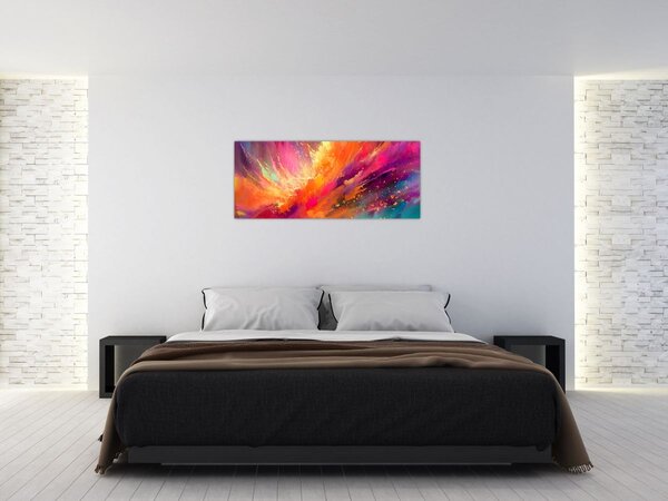 Kép - Dinamikus absztrakció (120x50 cm)