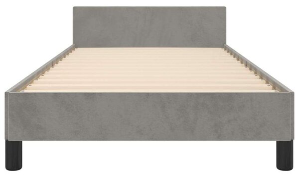 Vidaxl Bársony Ágykeret - Fejtámlával - 80x200 cm