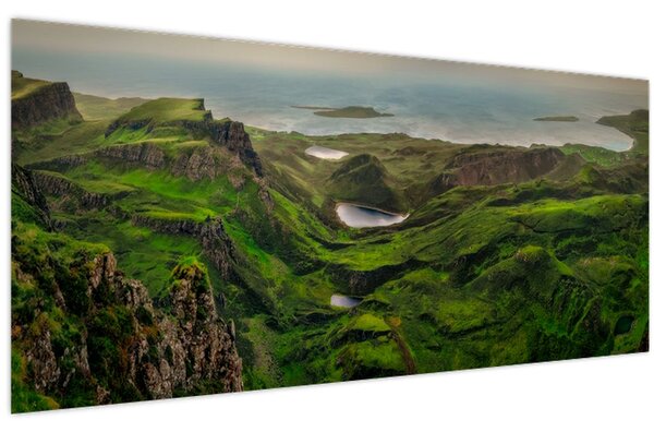 Kép - Quiraing, Skócia (120x50 cm)