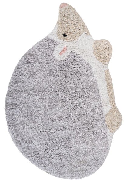 Gyerekszoba szőnyeg HEDGY Szürke 80 x 120 cm Pamut