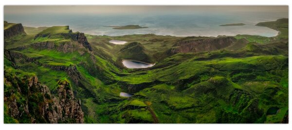Kép - Quiraing, Skócia (120x50 cm)
