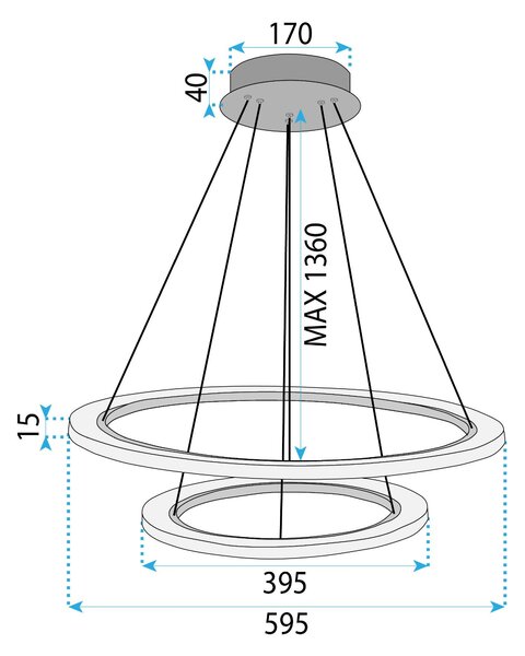 LED Lámpa LHJ045-CP2 BRUSH NICKLE