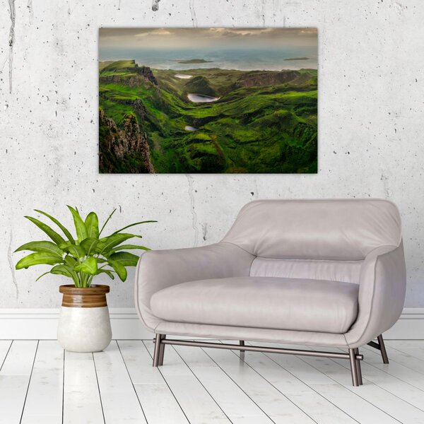 Kép - Quiraing, Skócia (90x60 cm)