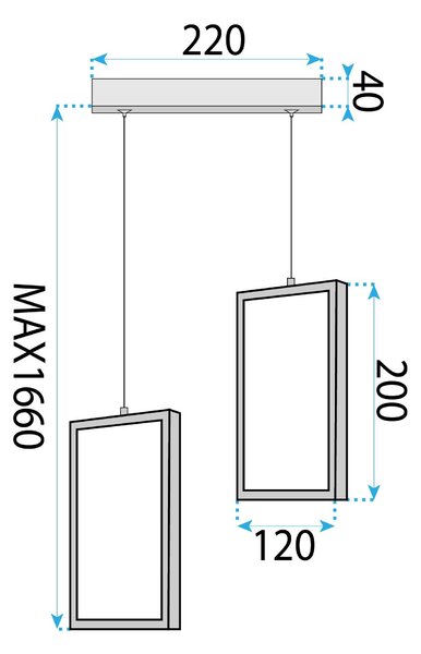 LED Lámpa LHJ086-2CP GOLD
