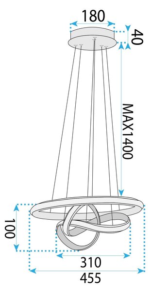 LED Lámpa LHJ035-CP GOLD