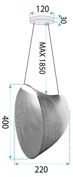 LED Lámpa wood LHJ054-1CP