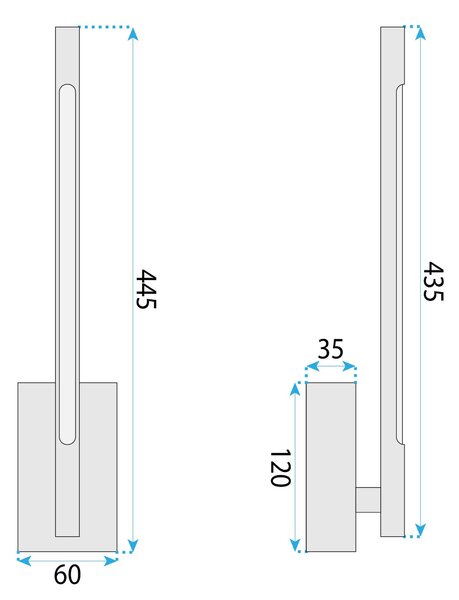 Fali lámpa LED APP1799-W Gold