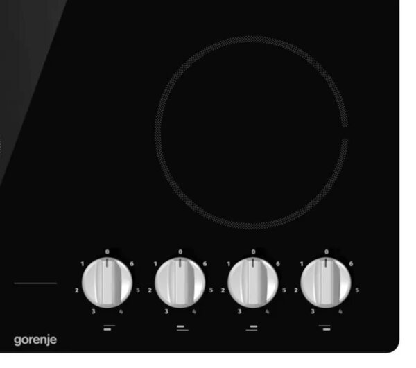 Gorenje EC641BSC Beépíthető Üvegkerámia Főzőlap, Fekete