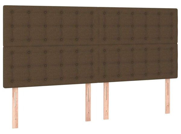 VidaXL Ágy - 200x200 cm Rugós Matrac, LED