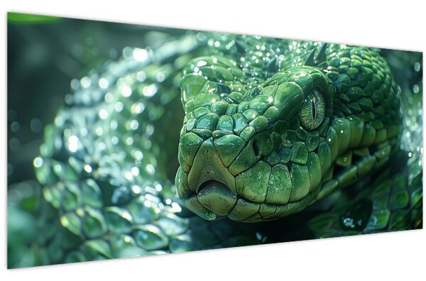 Kép - Egy kígyó portréja (120x50 cm)
