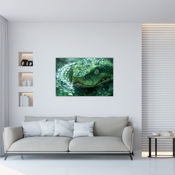 Kép - Egy kígyó portréja (90x60 cm)