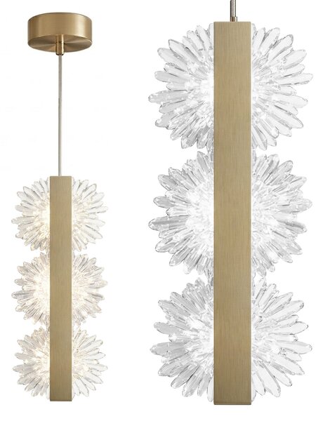 Mennyezeti lámpa LED G150-3CP Gold Brush