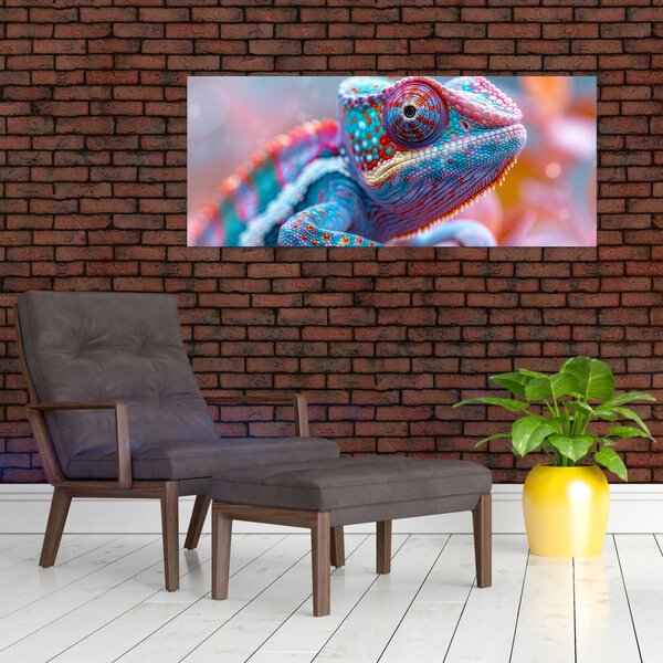 Kép - Színes kaméleon (120x50 cm)