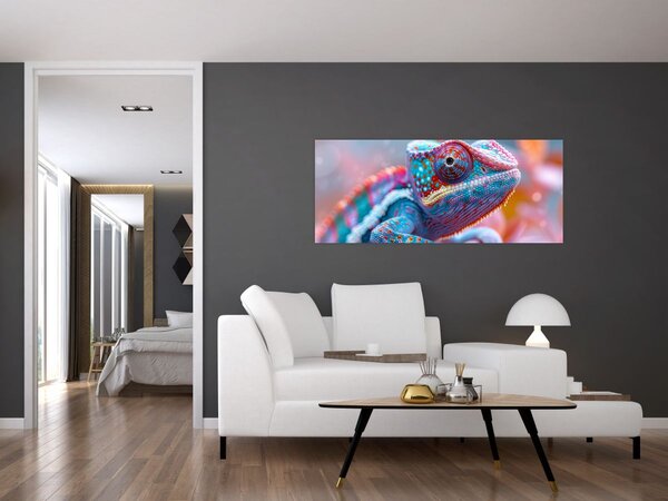Kép - Színes kaméleon (120x50 cm)
