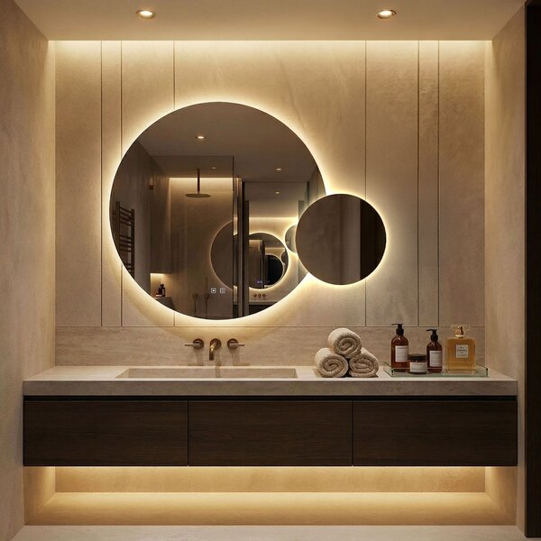 LED Tükör R-8040 80cm + 40cm