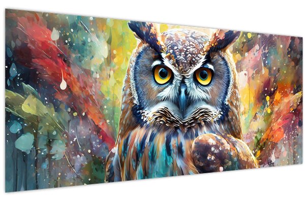Kép - Egy bagoly festménye (120x50 cm)