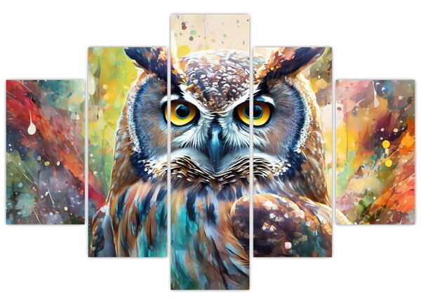 Kép - Egy bagoly festménye (150x105 cm)