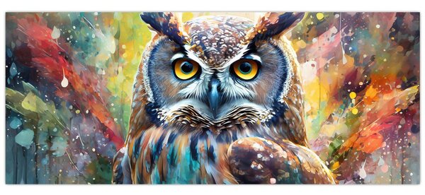 Kép - Egy bagoly festménye (120x50 cm)